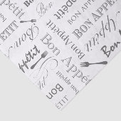 ヴィンテージの食糧恋人のグルメ向きパターン糖菓Appetit 薄葉紙 (詳細)