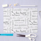 ヴィンテージの食糧恋人のグルメ向きパターン糖菓Appetit 薄葉紙 (クラフト)