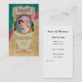 ヴィンテージの香水ポスター名刺 名刺 (正面/裏面)