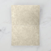 ヴィンテージの馬のクリスマス シーズンカード (内部)