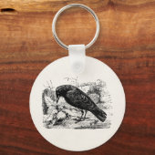 ヴィンテージの馬鹿鳥 キーホルダー (正面)