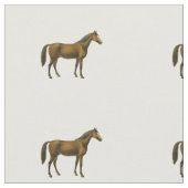 ヴィンテージの馬 ファブリック (クローズアップ)