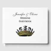 ヴィンテージの駒の色の冠 ゲストブック (正面)