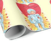 ヴィンテージの騎士バレンタイン ラッピングペーパー (ロールコーナー)