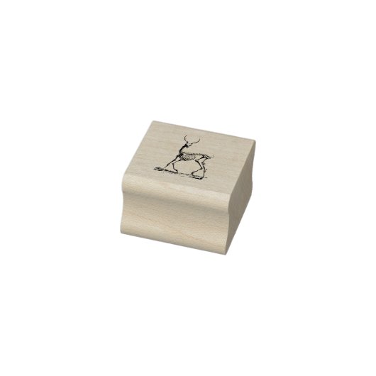 ヴィンテージの骨組みスタンプ,ゴシックの鹿の角 ラバースタンプ (スタンプ)