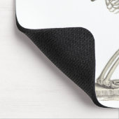 ヴィンテージの骨組 マウスパッド (コーナー)