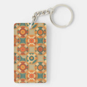 ヴィンテージの魅力が詰まった、レトロな模様キーホルダー キーホルダー (裏面)
