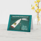 ヴィンテージの魅惑の義理の兄弟のバースデー・カード カード (黄色い花)