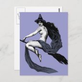 ヴィンテージの魔女 ポストカード (正面/裏面)