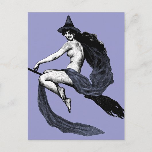 ヴィンテージの魔女 ポストカード (正面)