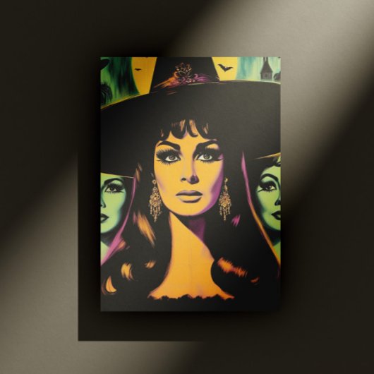 ヴィンテージの魔女 ポストカード