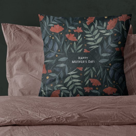 ヴィンテージの魔法の庭の母の日 クッション