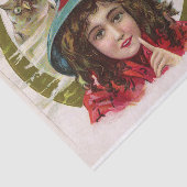 ヴィンテージの魔法使いのフクロウのパーティーのティッシュハロウィン 薄葉紙 (詳細)