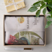 ヴィンテージの魔法使いのフクロウのパーティーのティッシュハロウィン 薄葉紙 (ギフト)