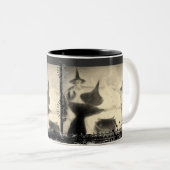 ヴィンテージの魔法使いのマグ ツートーンマグカップ (正面右)