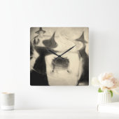 ヴィンテージの魔法使いの時計 スクエア壁時計 (ホーム)