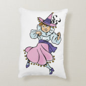 ヴィンテージの魔法使いオズ、かわいい踊りガールムンチキン アクセントクッション (裏面(縦))