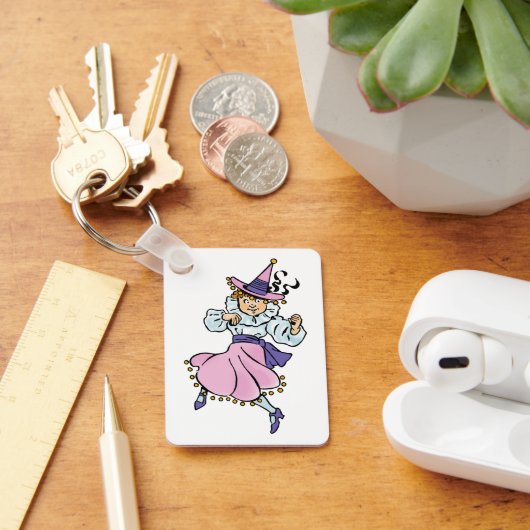 ヴィンテージの魔法使いオズ、かわいい踊りガールムンチキン キーホルダー (デスク)