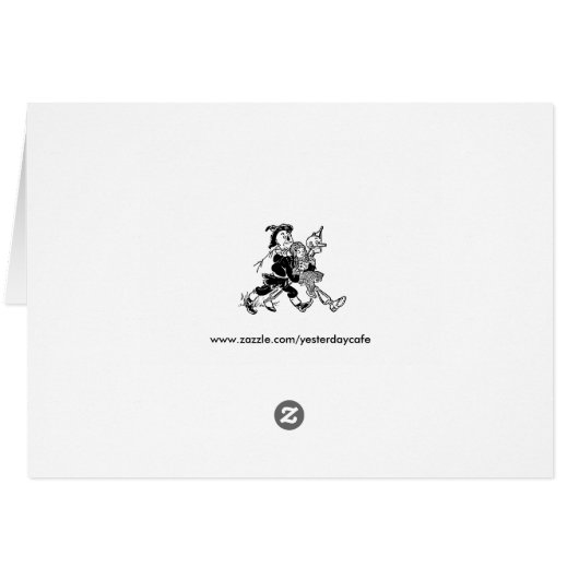 ヴィンテージの魔法使いオズ・ドロシーとポピーたちと寝る (裏面横)