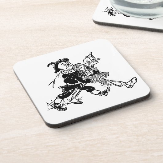 ヴィンテージの魔法使いオズ・ドロシーとポピーたちと寝る コースター (左側)