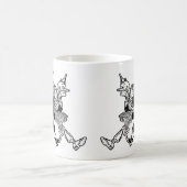 ヴィンテージの魔法使いオズ・ドロシーとポピーたちと寝る コーヒーマグカップ (中央)