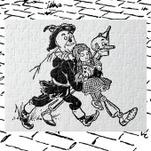 ヴィンテージの魔法使いオズ・ドロシーとポピーたちと寝る ジグソーパズル