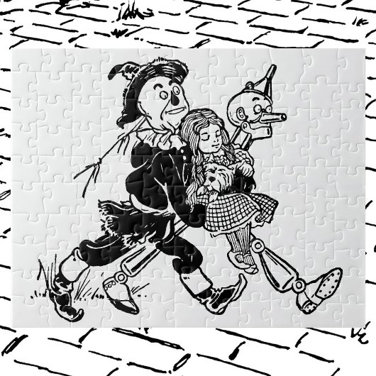 ヴィンテージの魔法使いオズ・ドロシーとポピーたちと寝る ジグソーパズル