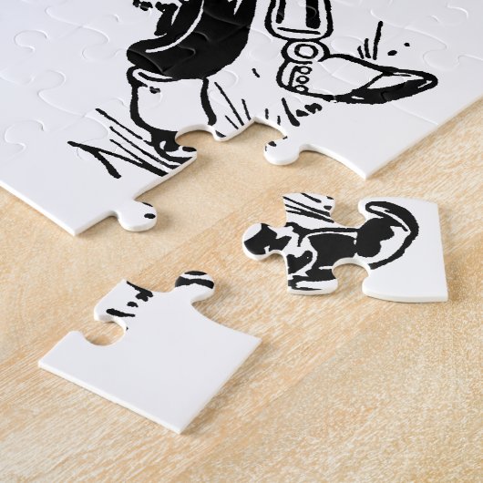 ヴィンテージの魔法使いオズ・ドロシーとポピーたちと寝る ジグソーパズル (側面)