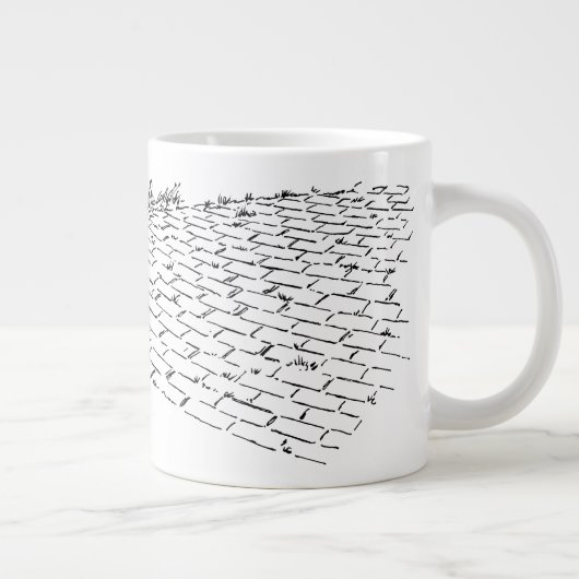 ヴィンテージの魔法使いオズ・ドロシーとポピーたちと寝る ジャンボコーヒーマグカップ (右)