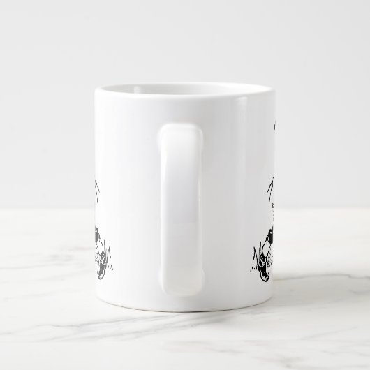 ヴィンテージの魔法使いオズ・ドロシーとポピーたちと寝る ジャンボコーヒーマグカップ (裏面)