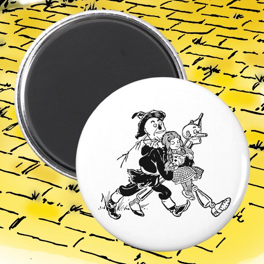 ヴィンテージの魔法使いオズ・ドロシーとポピーたちと寝る マグネット