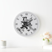 ヴィンテージの魔法使いオズ・ドロシーとポピーたちと寝る ラージ壁時計 (ホーム)