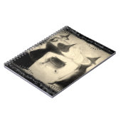 ヴィンテージの魔法使いジャーナル ノートブック (左側)