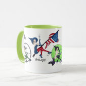 ヴィンテージの魔法使い マグカップ (正面左)