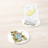 ヴィンテージの魔法魔女物語ドロシーひまわり コースター (側面)