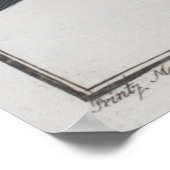 ヴィンテージの魚のイラストレーション（1785年） ポスター (角)