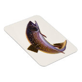 ヴィンテージの魚、スポーツフィッシングの漁師 マグネット (右側)