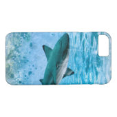 ヴィンテージの鮫の例 Case-Mate iPhoneケース (裏面(横))