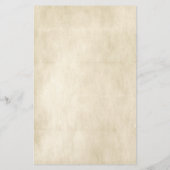 ヴィンテージの鳥が桃の木に羊飼いの名前 便箋 (裏面)