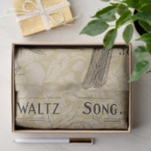 ヴィンテージの鳥とエフェメラのデコパージュ 薄葉紙 (ギフト)