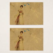 ヴィンテージの鳥とトンボ (正面&裏面)