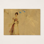 ヴィンテージの鳥とトンボ (裏面)