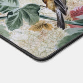 ヴィンテージの鳥とフローラのEphemera Decompage デスクマット (コーナー)