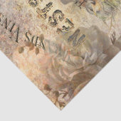 ヴィンテージの鳥のエフエラフランスのデクページ 薄葉紙 (詳細)