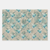 ヴィンテージの鳥のエペソ包み紙シート ラッピングペーパーシート (正面)