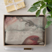 ヴィンテージの鳥のコラージュ 薄葉紙 (ギフト)