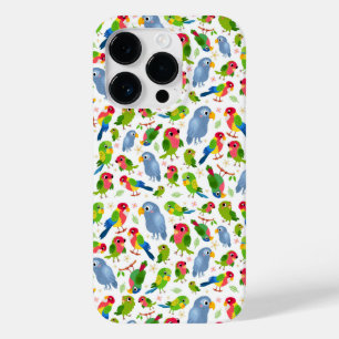 ヴィンテージの鳥のパターンカラフル、インパレーパターン Case-Mate iPhone 14 PROケース