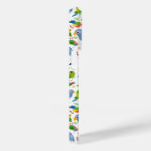 ヴィンテージの鳥のパターンカラフル、インパレーパターン Case-Mate iPhoneケース (裏面 / 右)