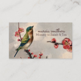 ヴィンテージの鳥の花のお母さんのテレホンカード情報 コーリングカード