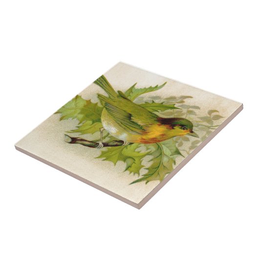 ヴィンテージの鳥 タイル (側面)